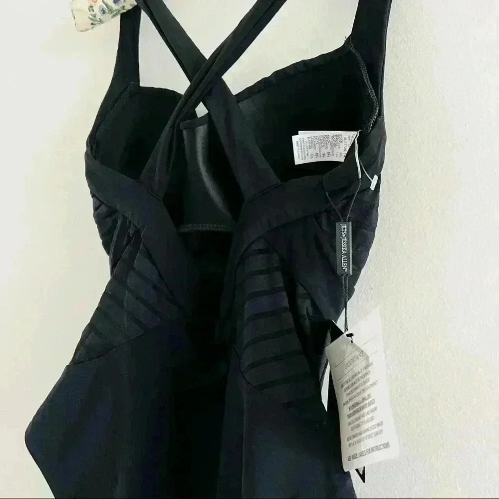 New $149.00 JETS Jessica Allen Swimsuit One Piece Sz 10 - Picture 6 of 8